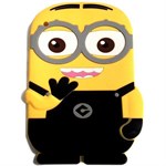 3D iPad Mini 1/2/3 Minion Silicone Cover (Black)